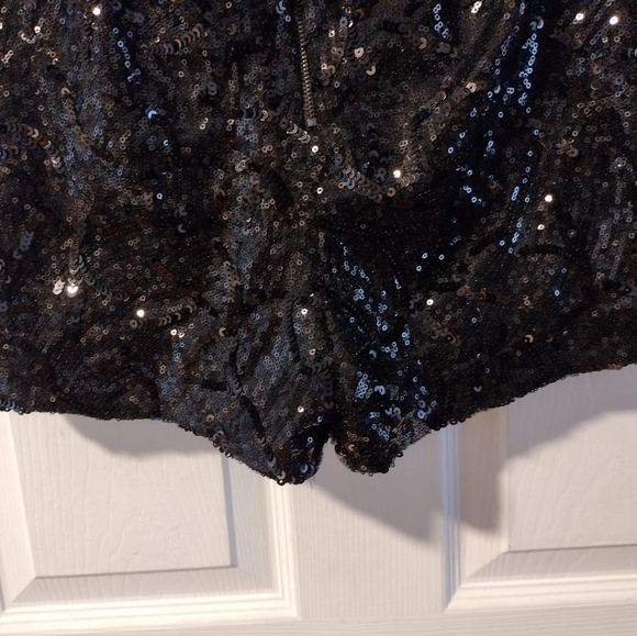 Mustard Seed, black dress short, It has sequins style, NEW - Picture 7 of 14
